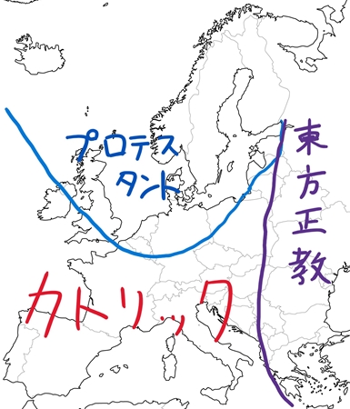 sヨーロッパの超ざっくり宗教分布.jpg